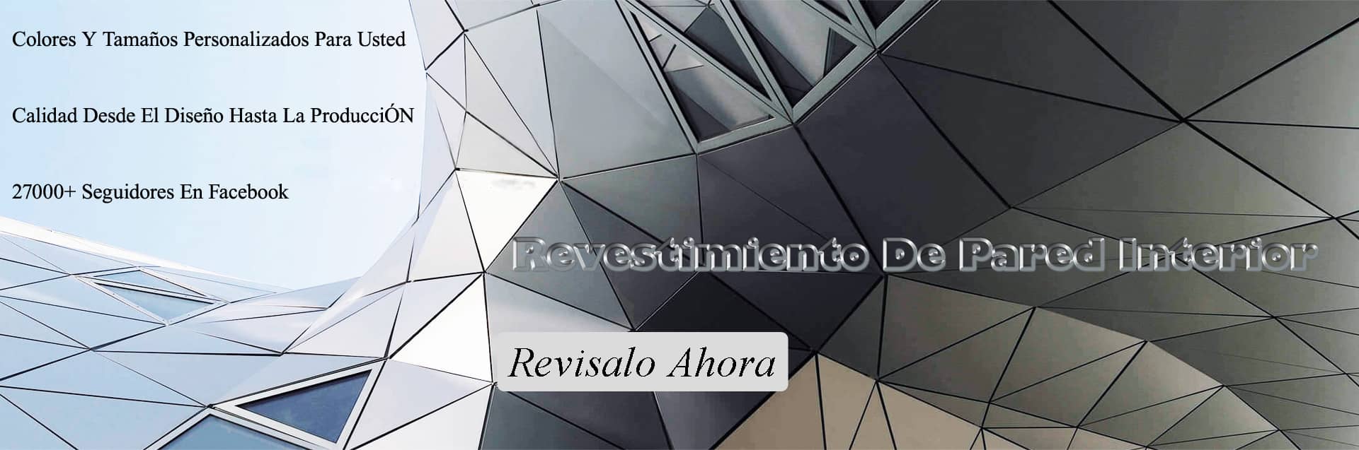 Paneles de pared exteriores e interiores personalizados