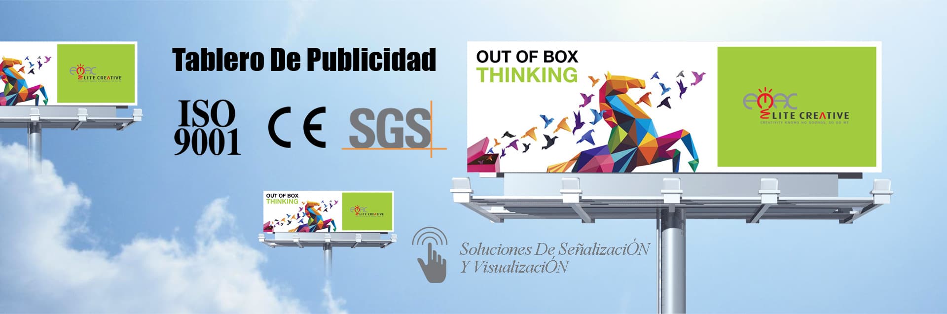 Paneles ACP para tablero publicitario