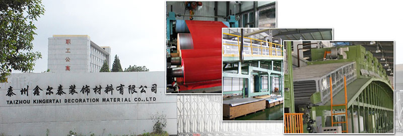 Fábrica de paneles compuestos de aluminio de Alucoworld China